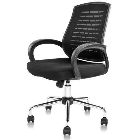 得力办公椅子电脑椅家用舒适久坐老板椅人体简约靠背躺卧室椅子